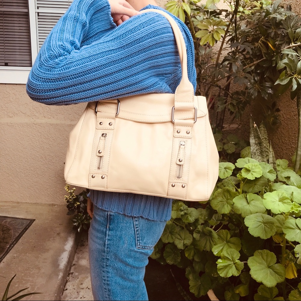 Light cream Alfani leather purse